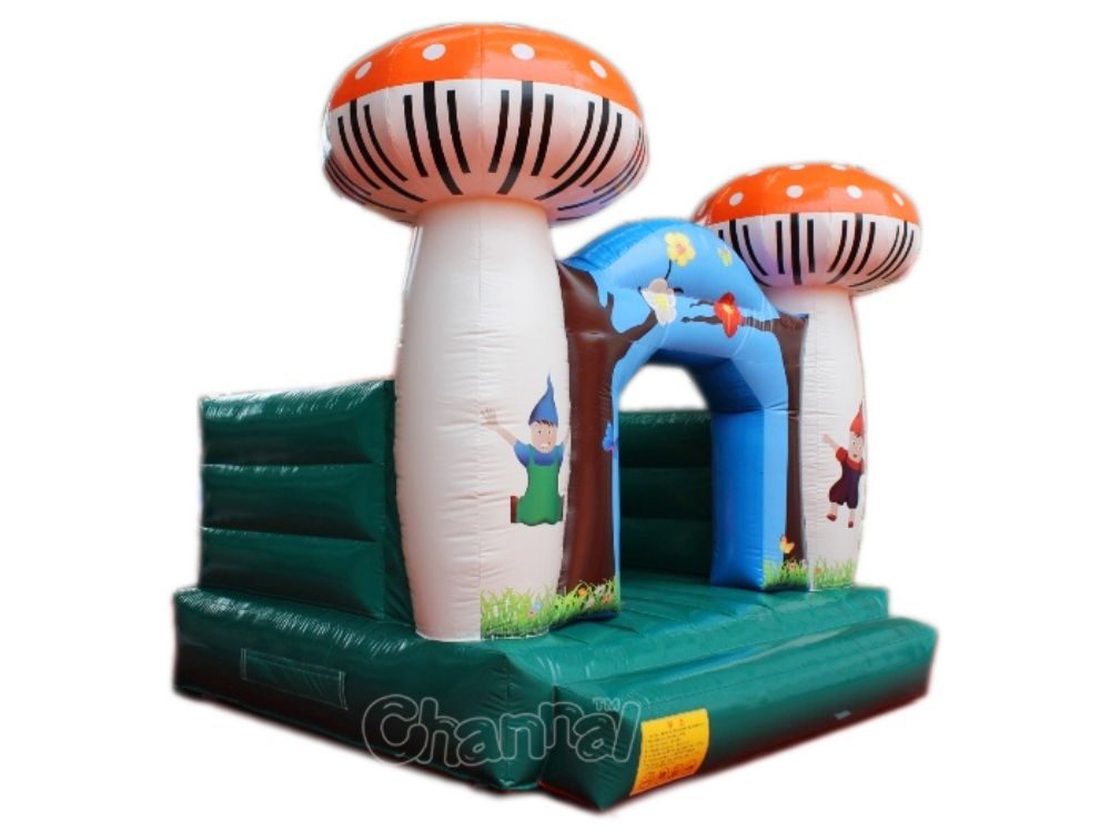 castillo inflable seta