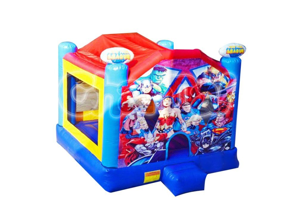 venta de superhéroe castillo inflable