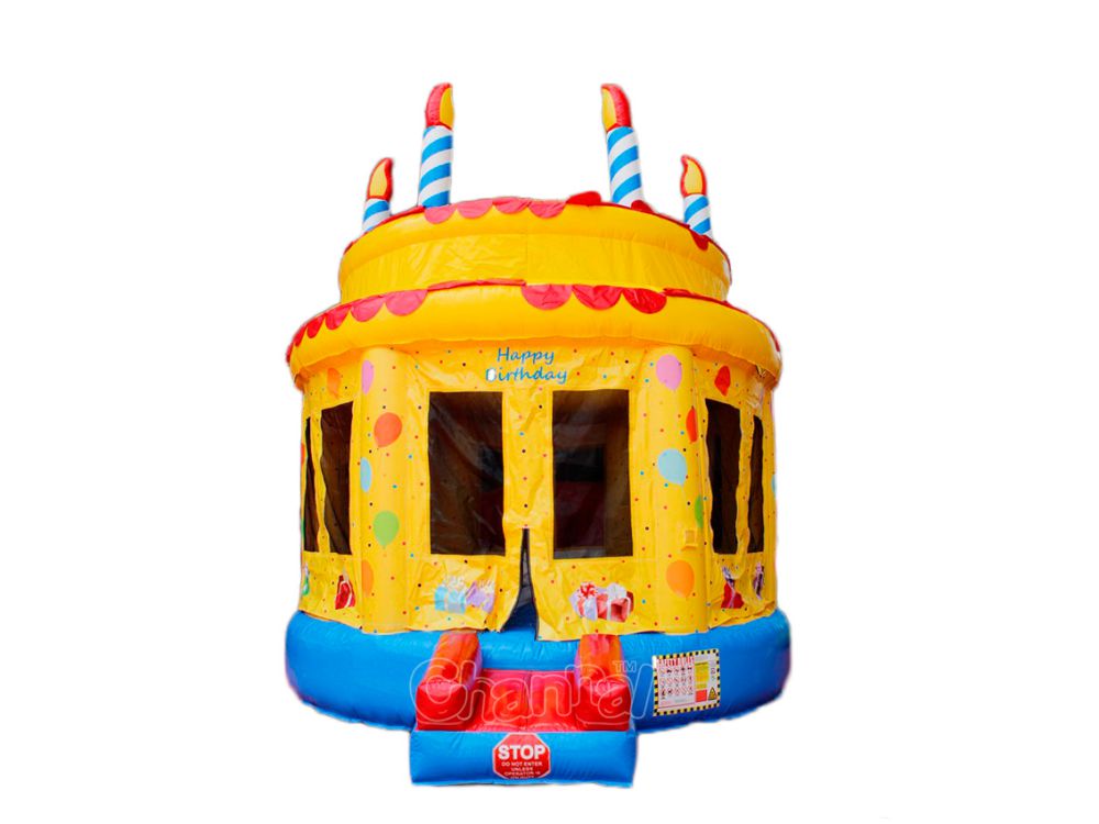 castillo pastel de cumpleaños inflable