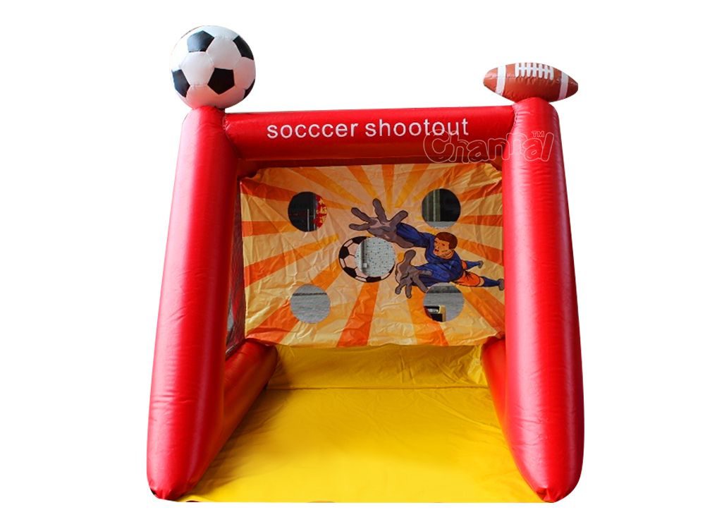 puerta de futbol inflable