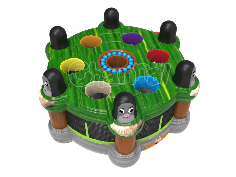 aplasta un topo inflable