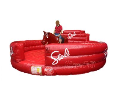 caballo salvaje inflable