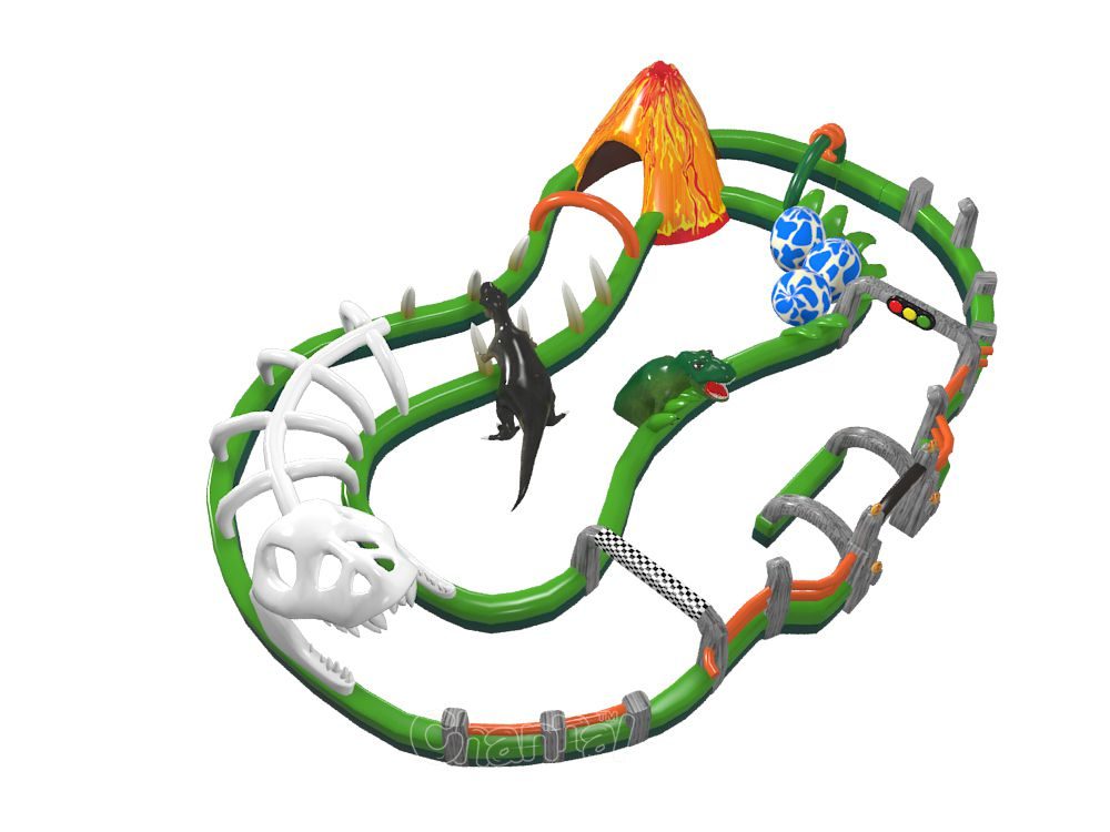pista de karts inflable jurásica